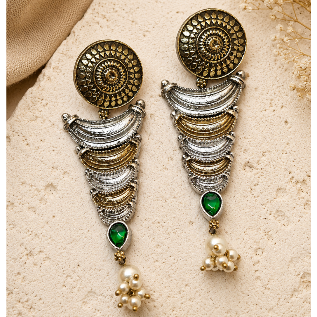 Sunburst Cascade Earrings
