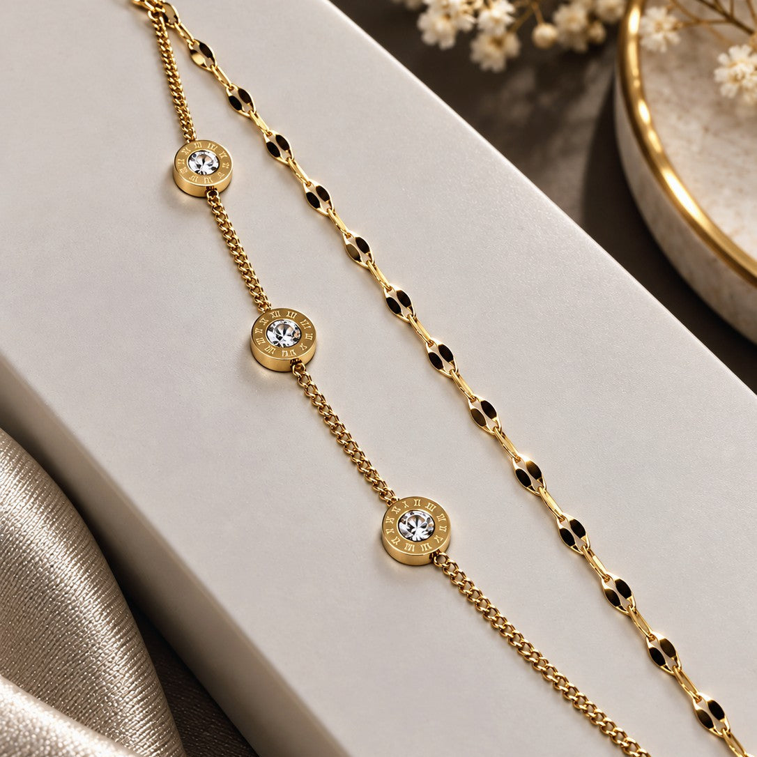 Double Strand Numeral Bracelet