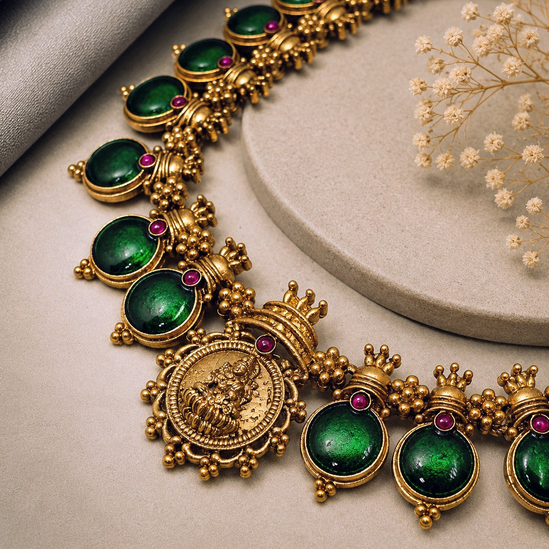 Green Coin Choker