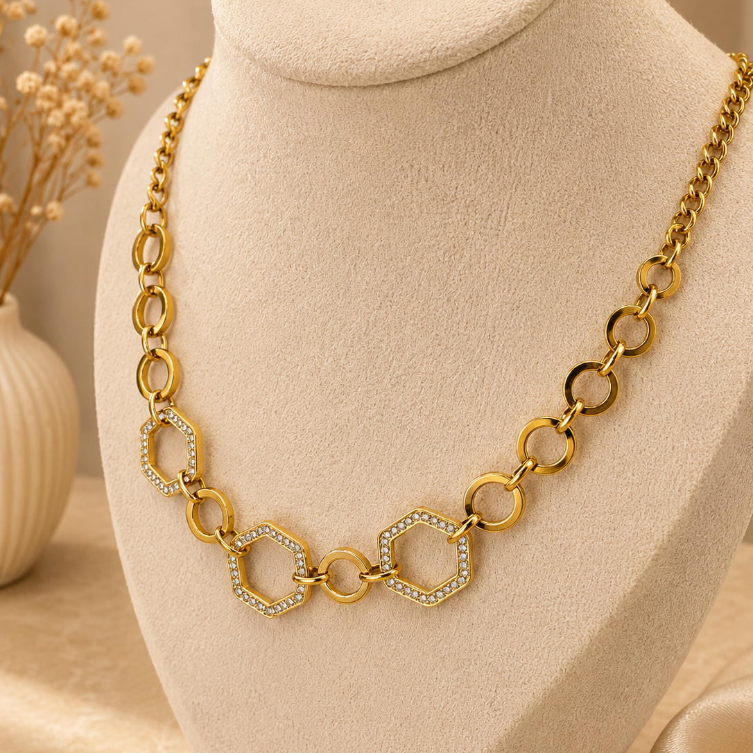 Hex Link Necklace