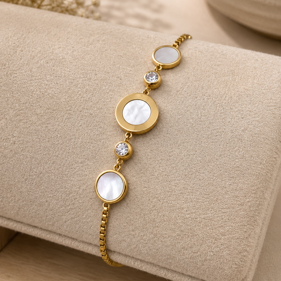 Disc Charm Bracelet