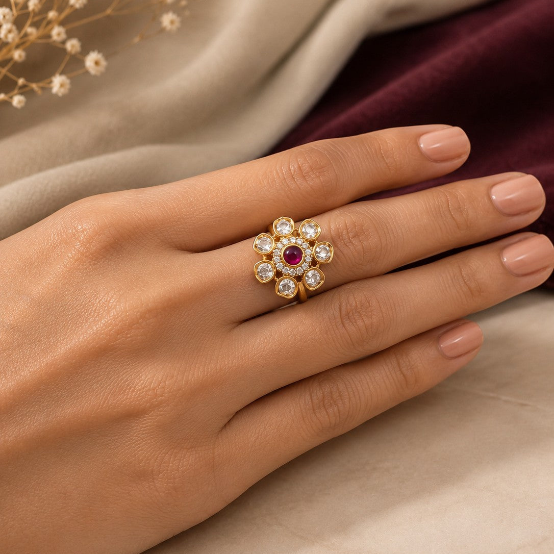 Victorian Moissanite Ring