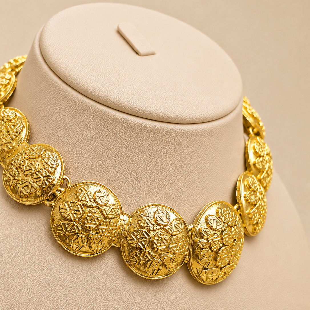Coin Medallion Necklace