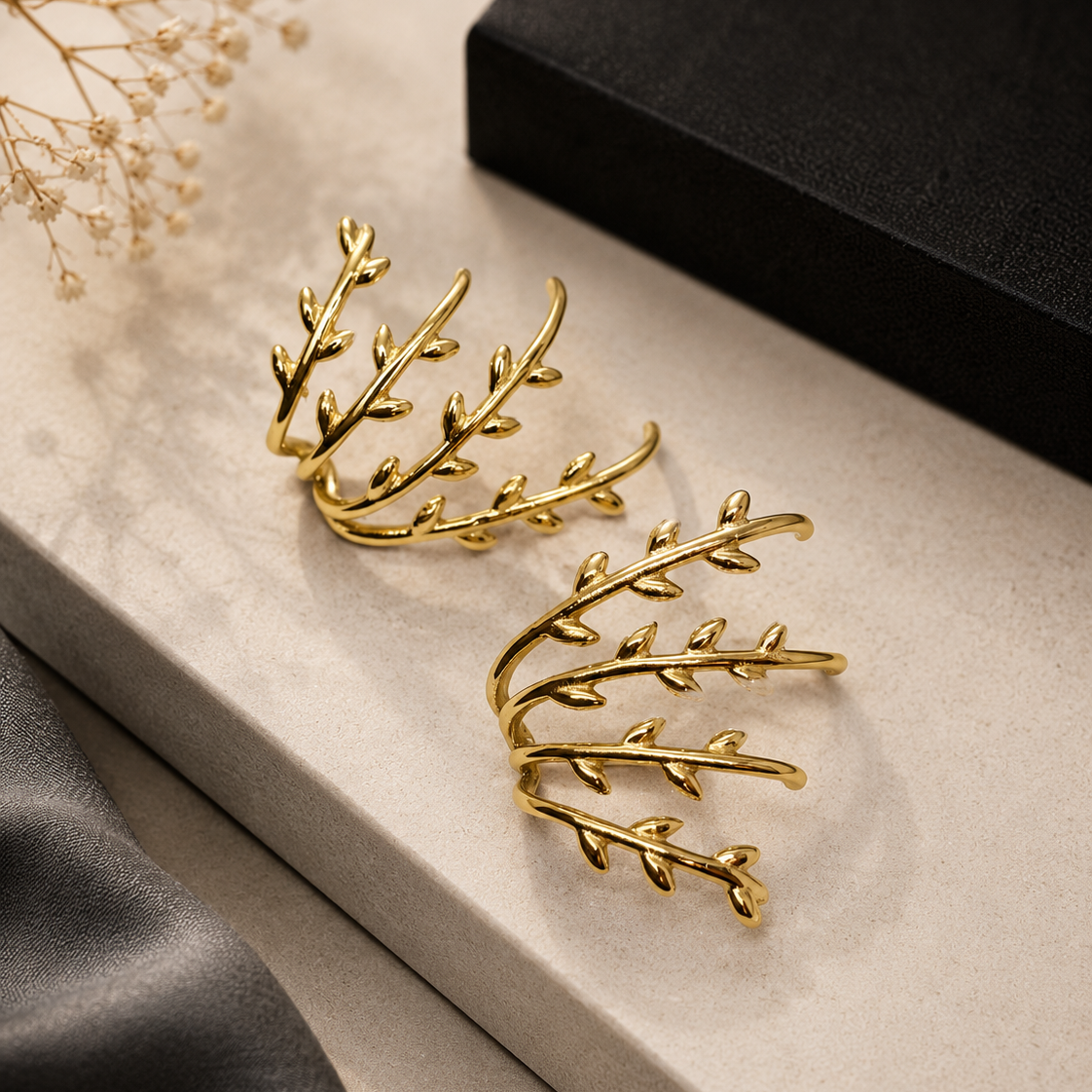 Branch Leaf Earrings