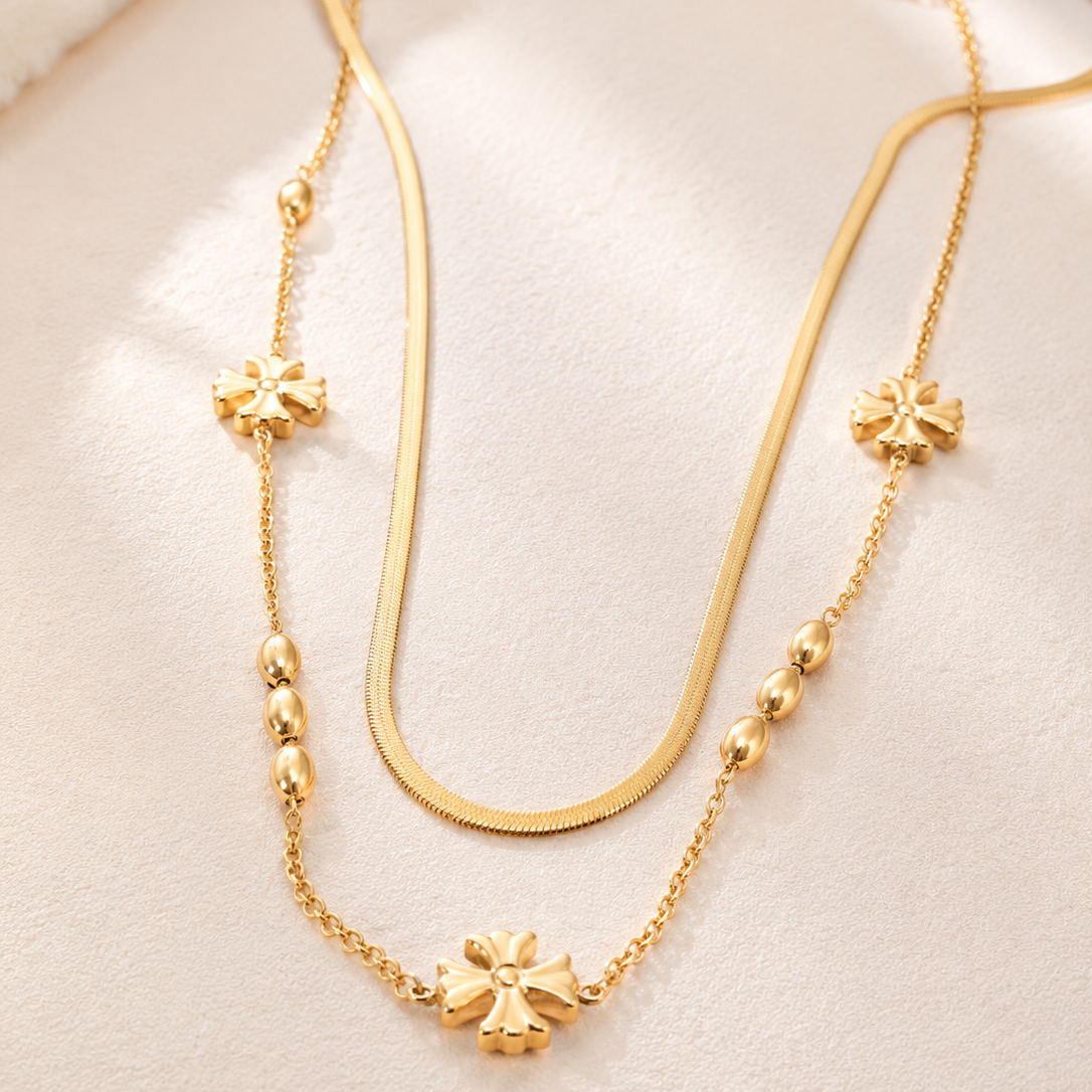 Petal Bead Necklace