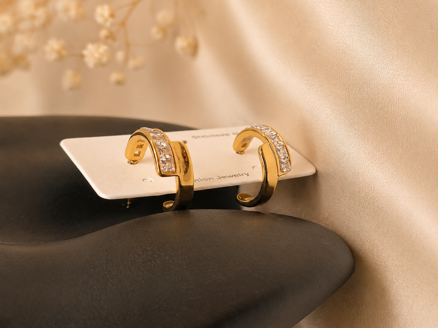Channel Hoop Earrings