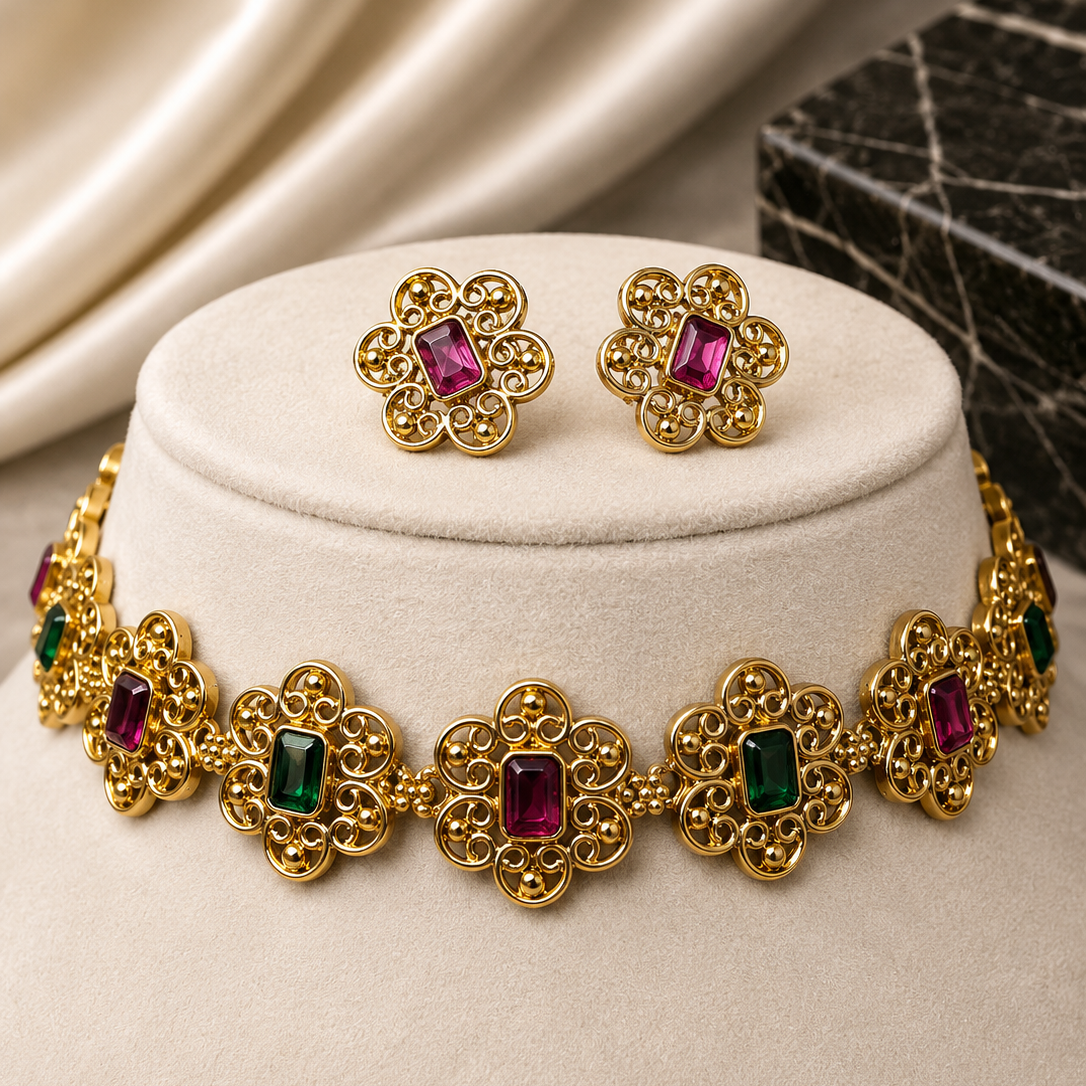 Filigree Bloom Choker