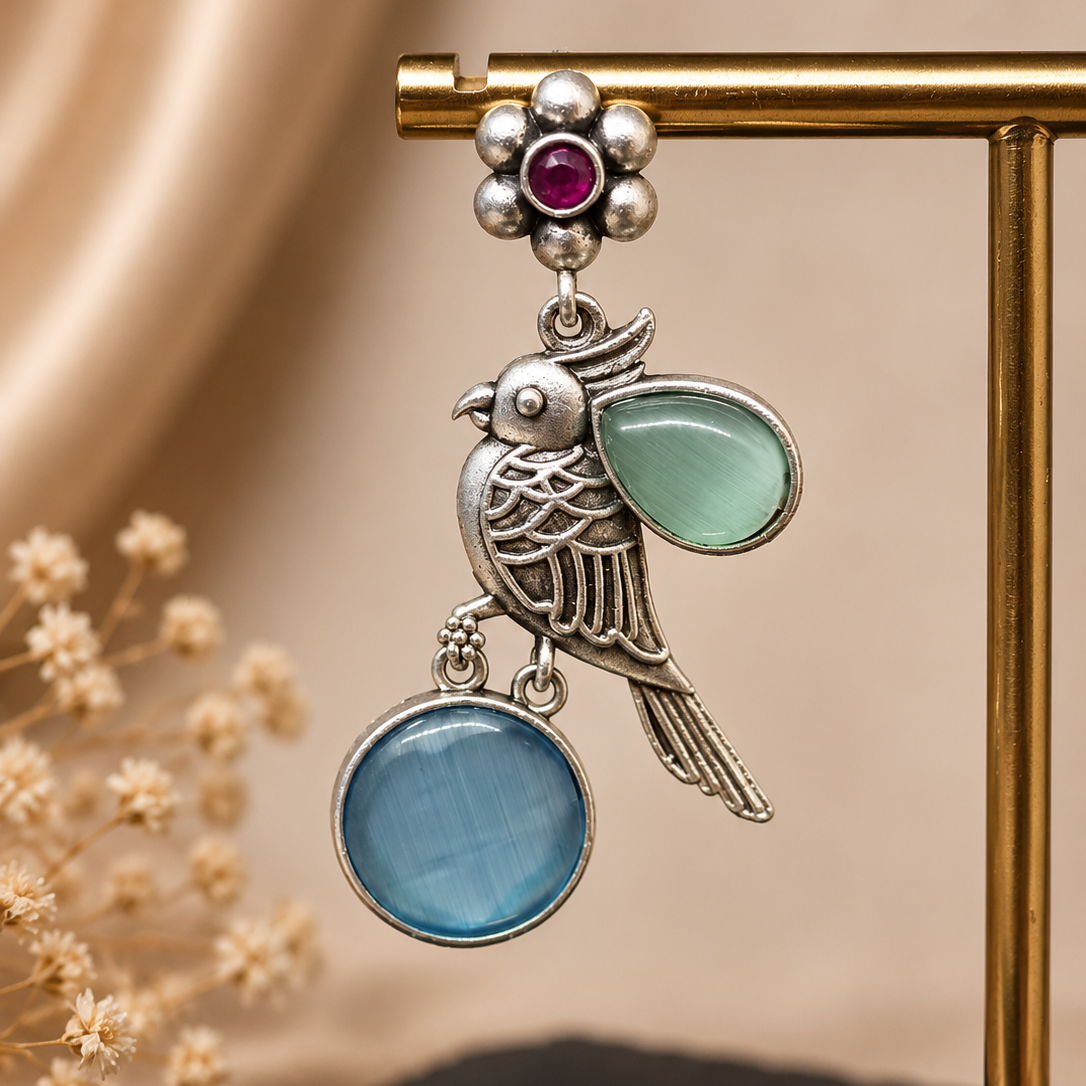 Perched Bird Earrings