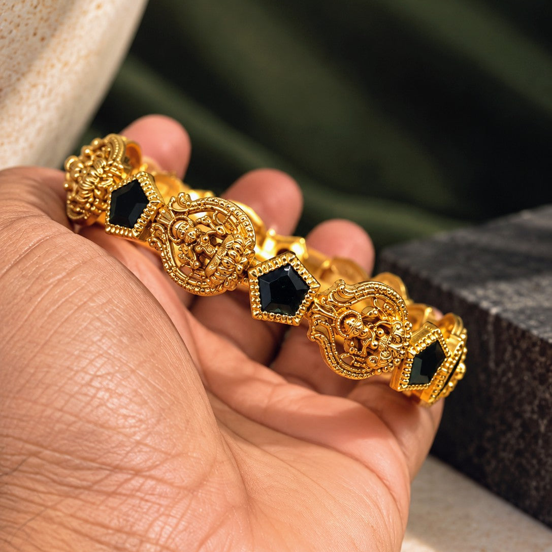 Goddess Medallion Temple Bangle