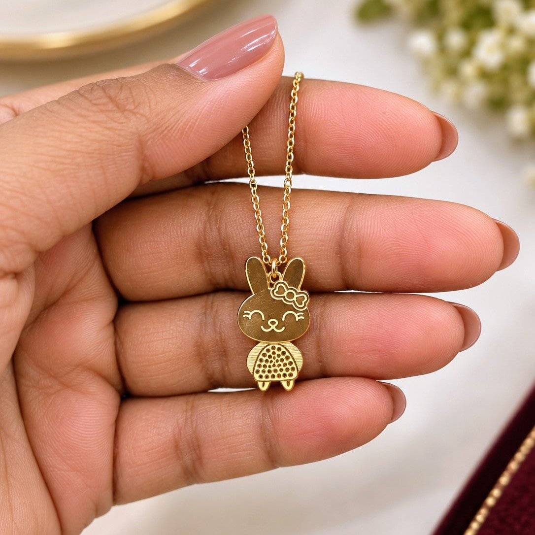 Bunny Pendant Necklace