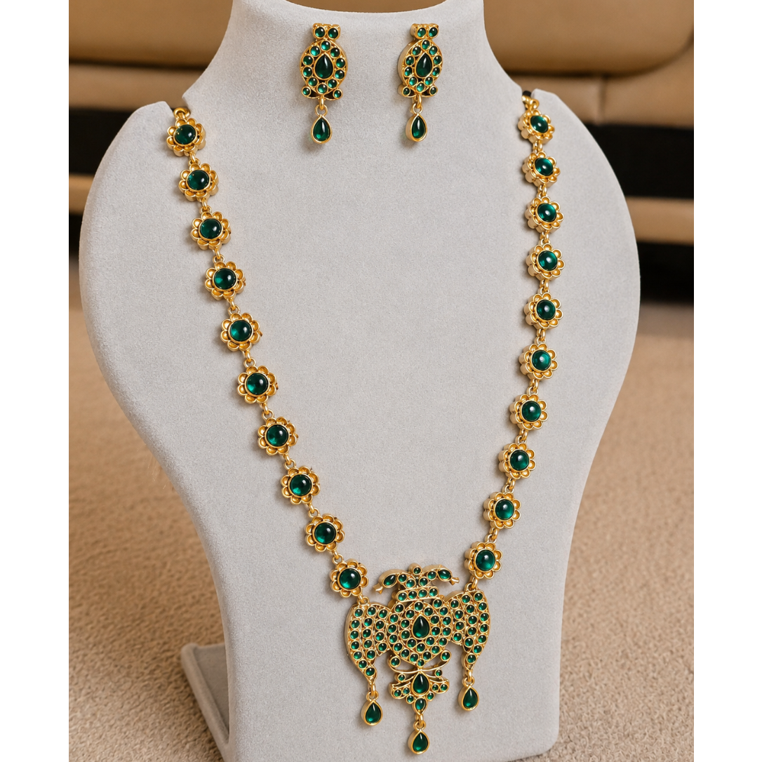 Peacock Medallion Necklace