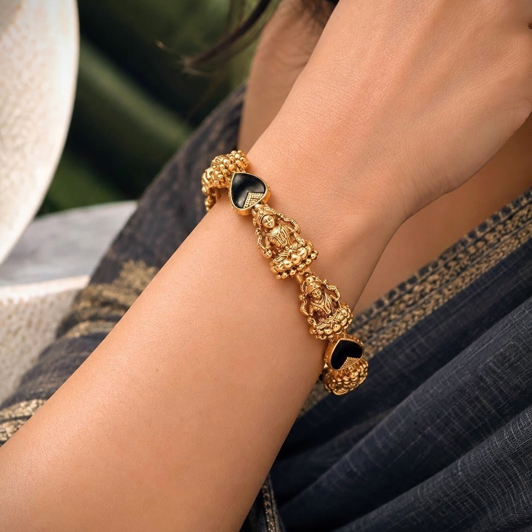 Teardrop Stone Goddess Bangle