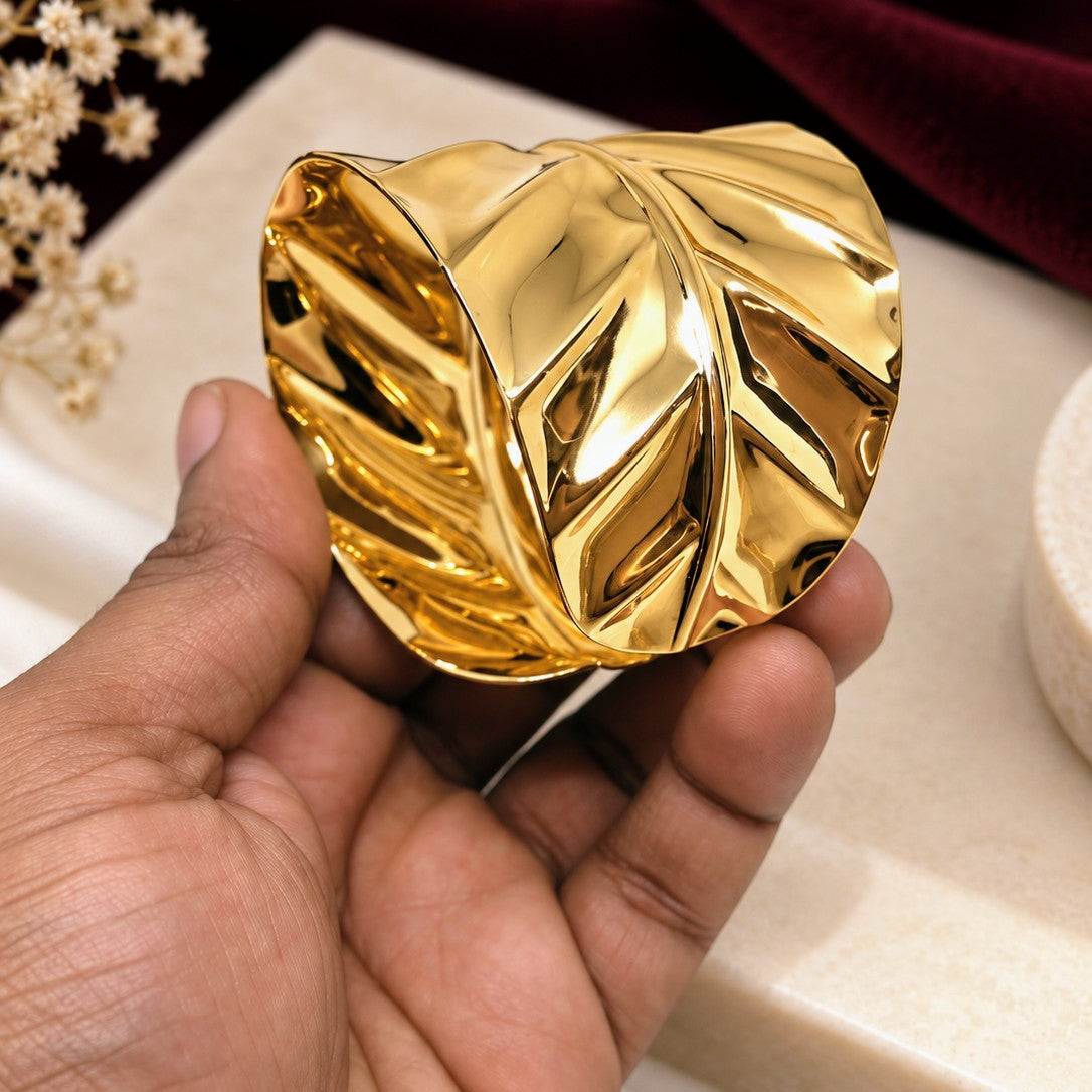 Leaf Wrap Cuff Bracelet