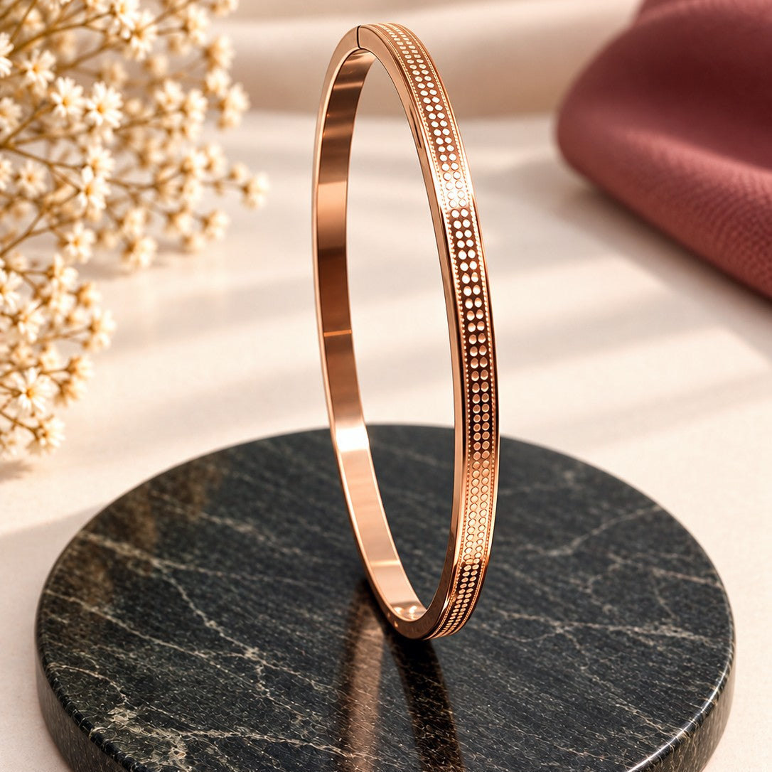 Textured Scale Watch Kada