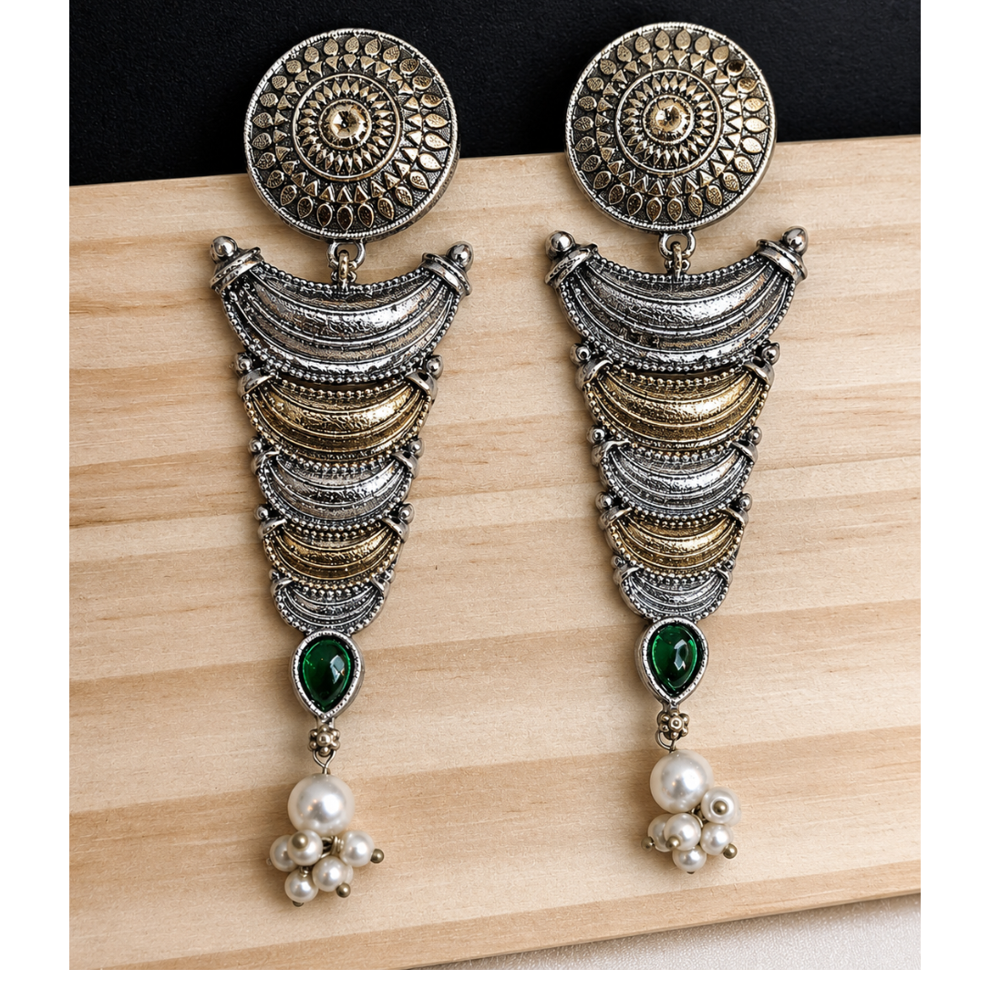 Sunburst Cascade Earrings