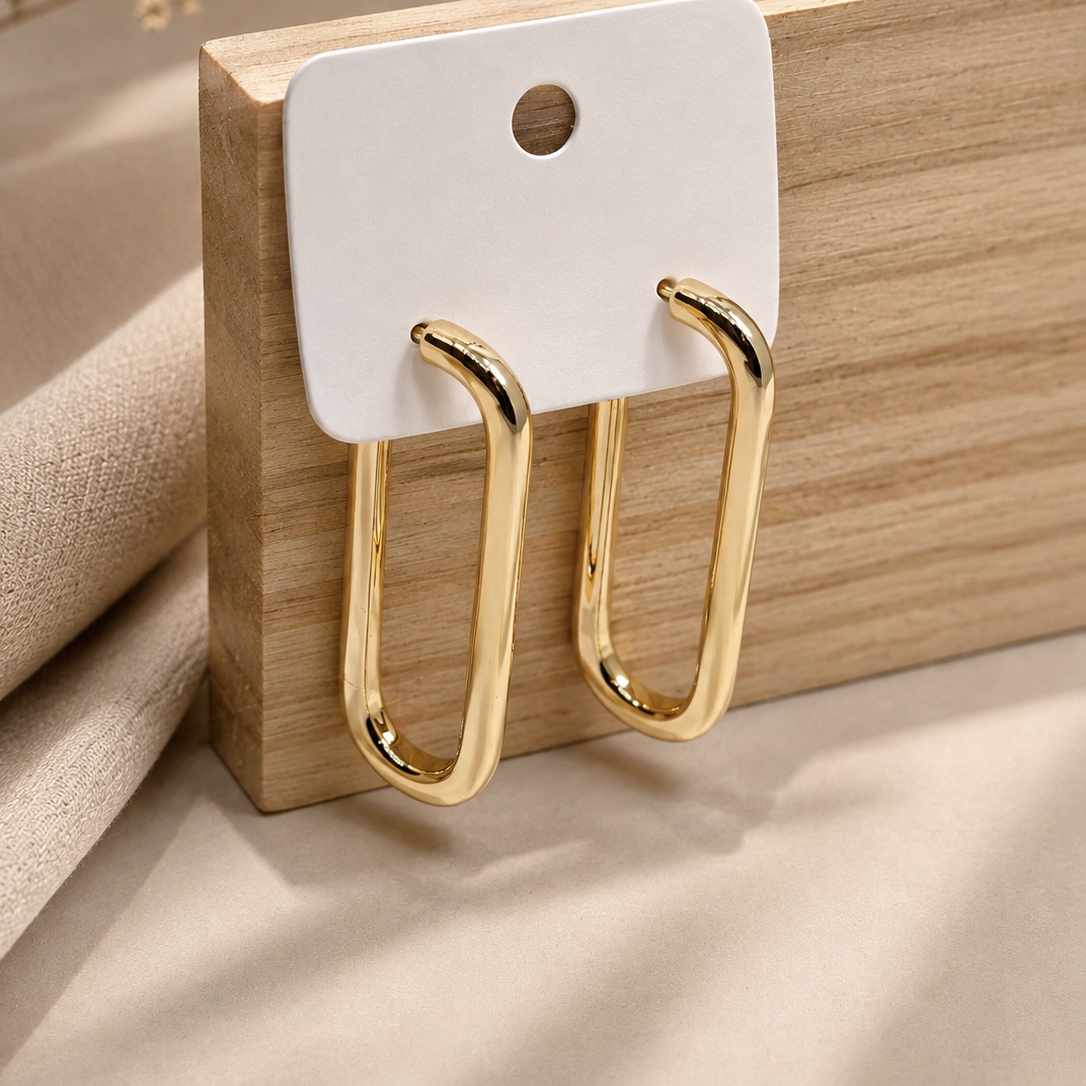Twin Link Earrings