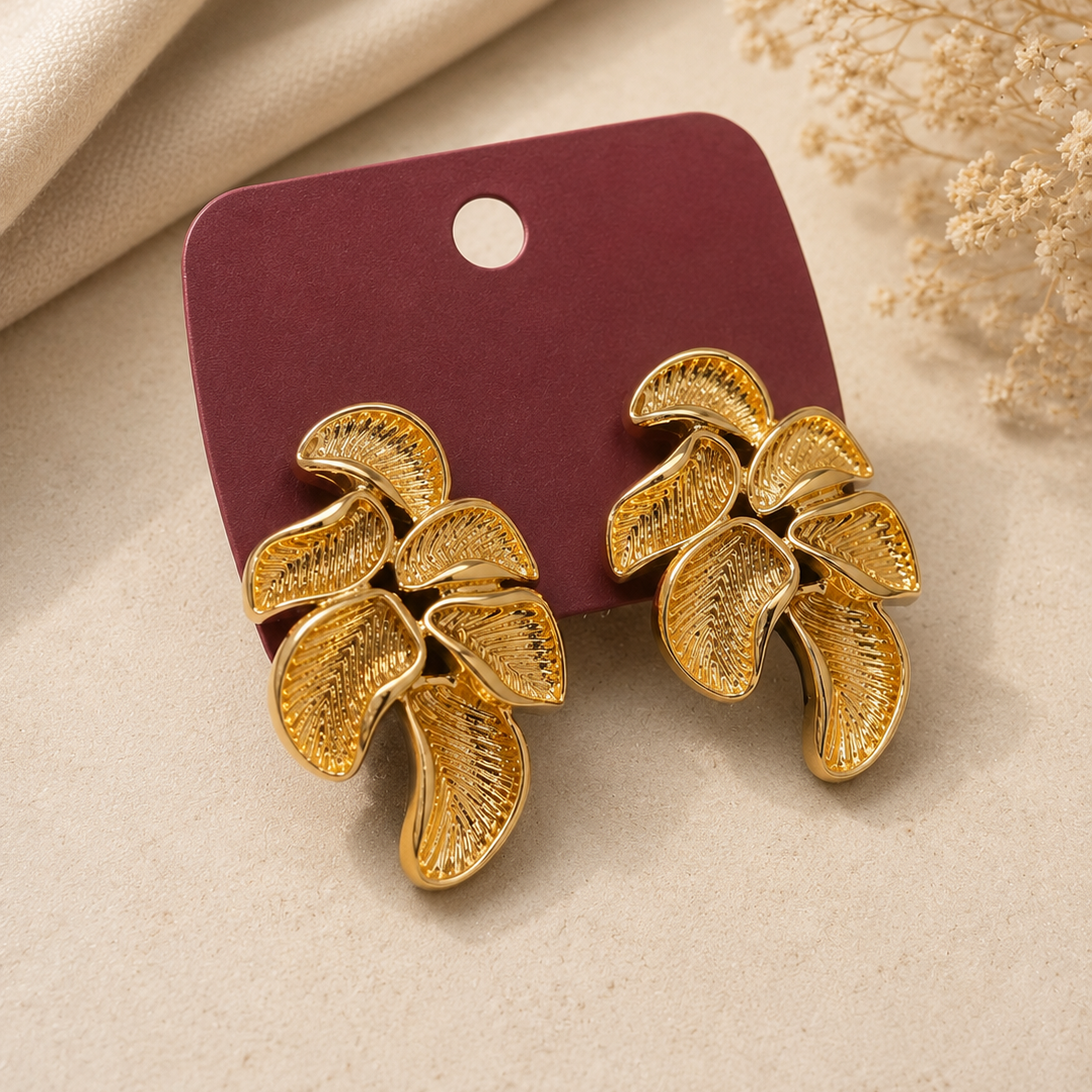 Leaf Cluster Studs
