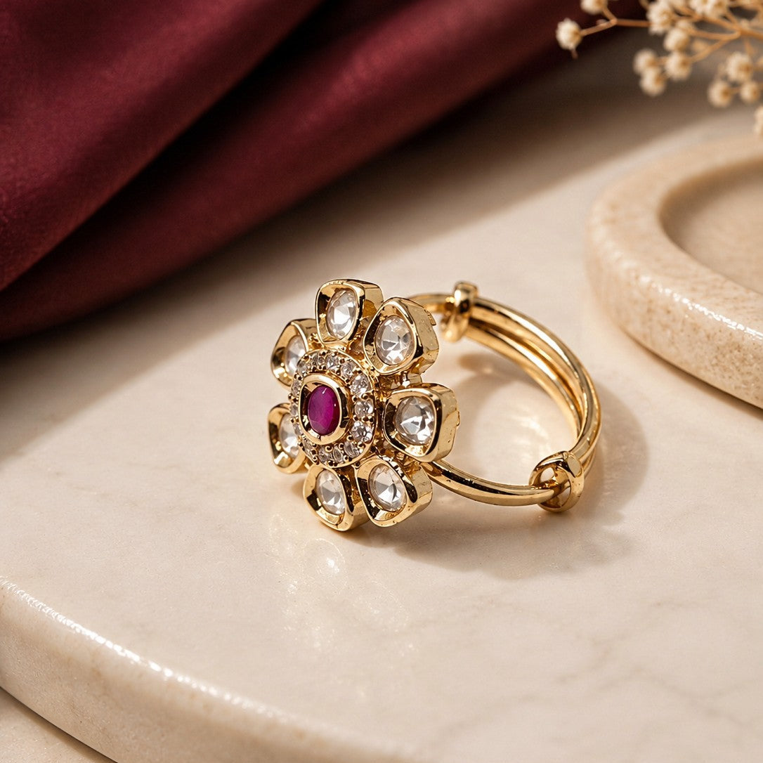 Victorian Moissanite Ring