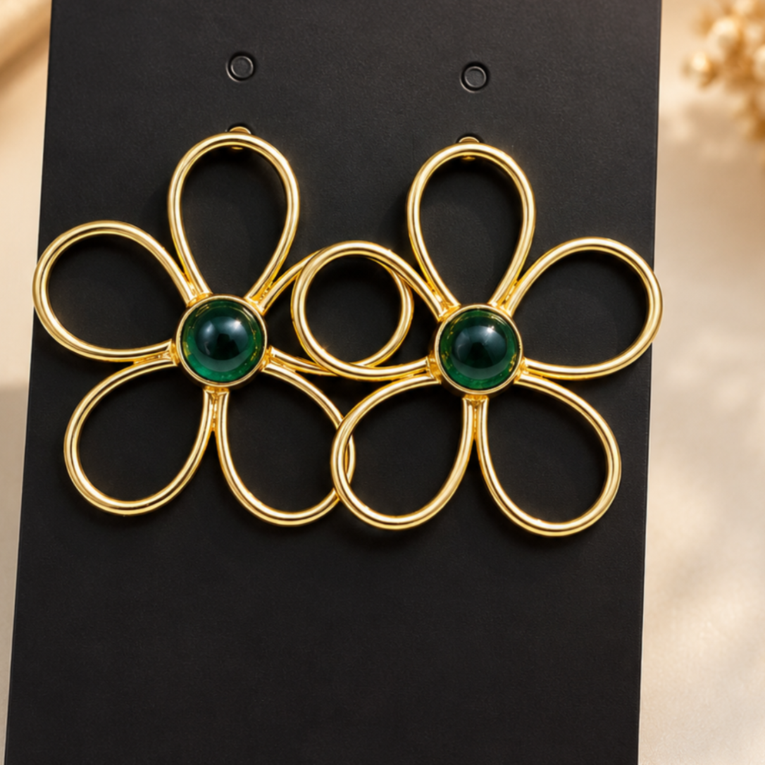 Open Petal Studs