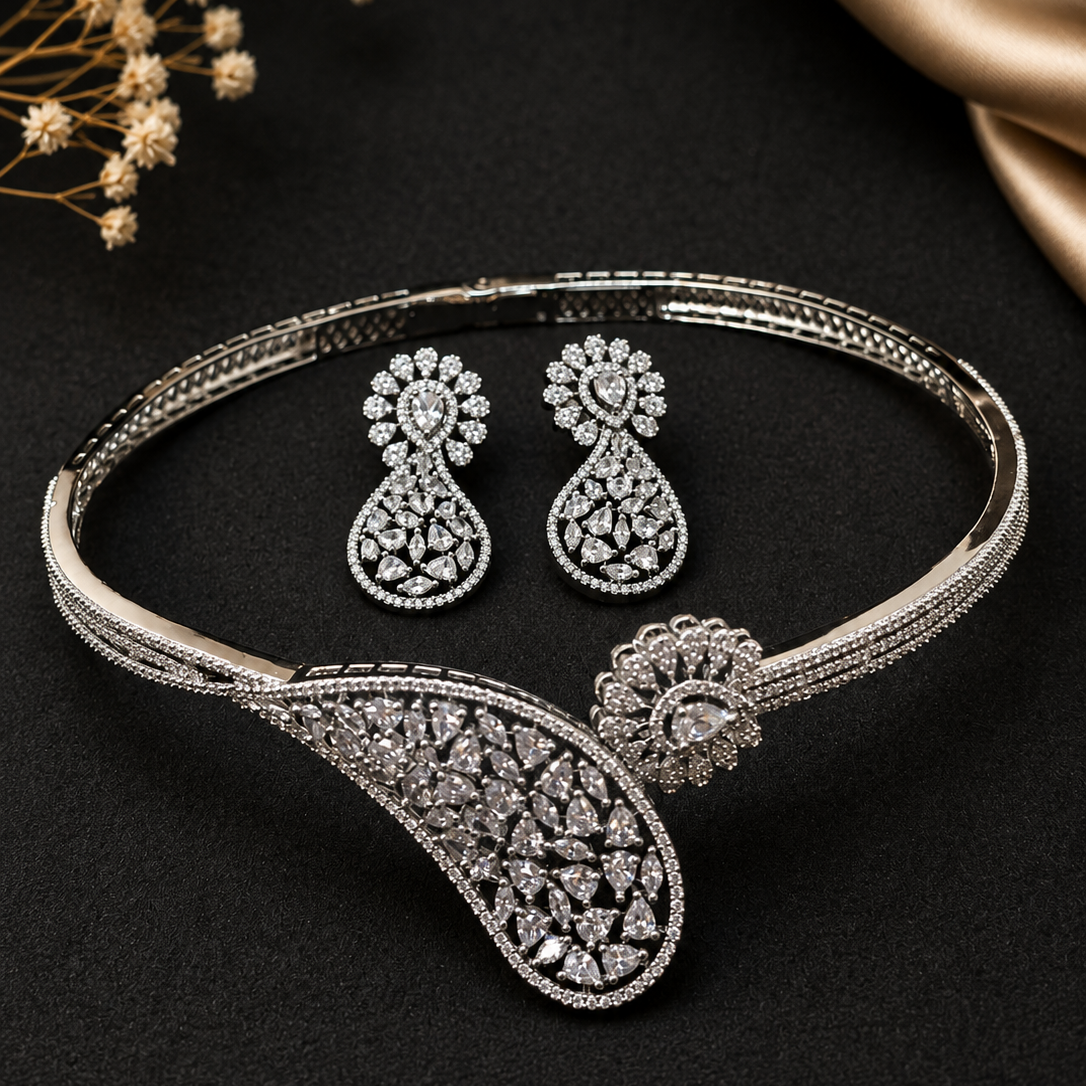 Paisley Drop Necklace