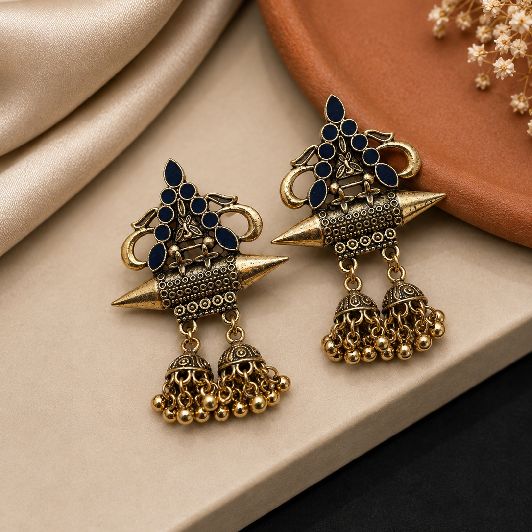 Jhumka Bell Drop Earrings