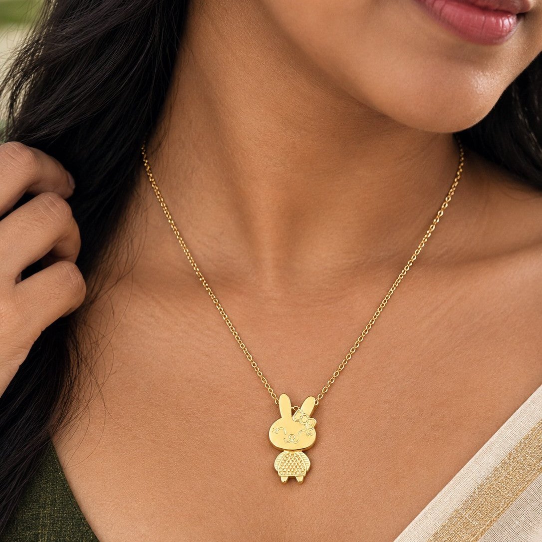 Bunny Pendant Necklace