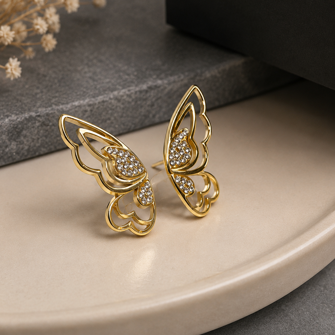 Wing Outline Earrings
