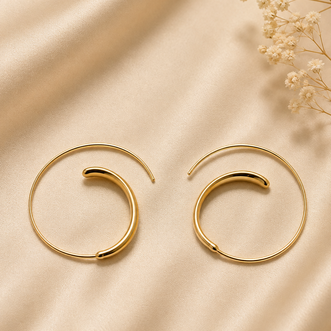 Wire Hoop Earrings