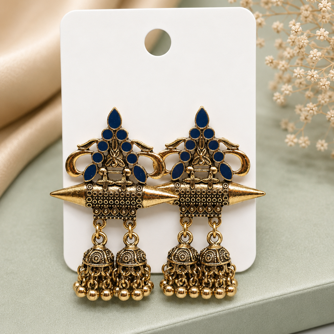 Jhumka Bell Drop Earrings